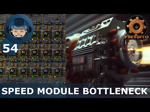 SPEED MODULE BOTTLENECK (1.2k SPM) - Step 54: Factorio Megabase (Step-By-Step)