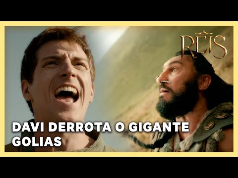 HISTÓRIA DO REI DAVI: Davi derrota o gigante Golias