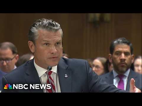 Pentagon leadership testifies on war funding as Trump says he has ‘no interest’ in Iran talks