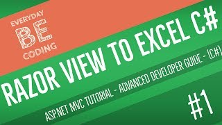 How To Export Razor View To Excel file Using ASP.NET MVC C#