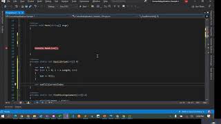 C# Codility Tape Equilibrium