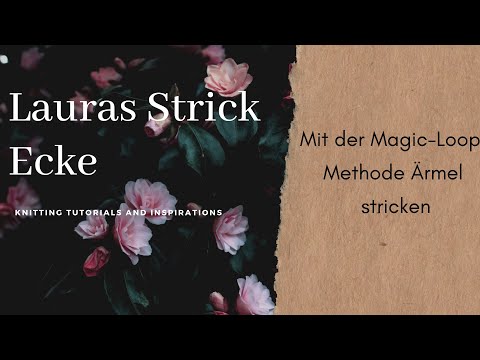 Ärmel Stricken mit der Magic-Loop Methode