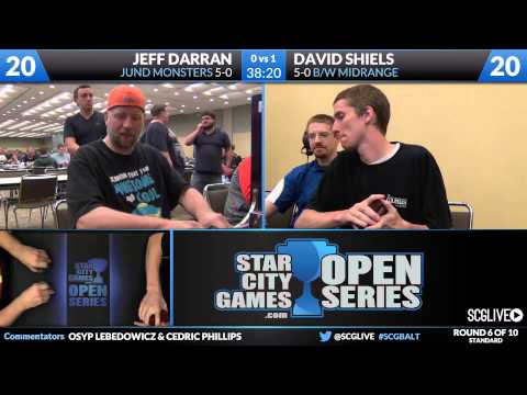 SCGBALT - Standard - Round 6 - Dave Shiels vs Jeff Darran [Magic: the Gathering]