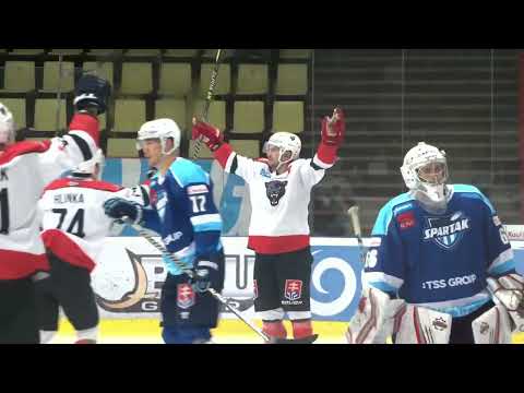 1. kolo HK´95 Považská Bystrica – TSS Group Spartak Dubnica 3:4sn (HIGHLIGHTY)