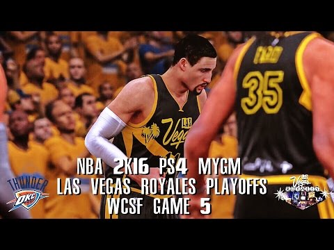 NBA 2K16 PS4 Las Vegas MYGM Playoffs WCSFG5 - Disappointment...