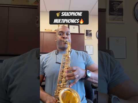 Can Your Sax Do This? 🎷 | Multiphonics Explained  #saxophone #multiphonics #extendedtechniques