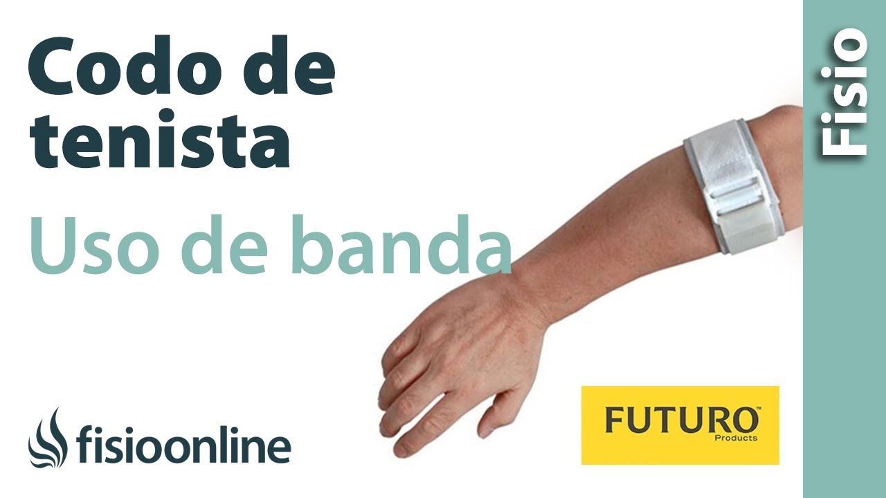 Watch Epicondilitis o codo de tenista - Uso de la banda epicondílea Now Epicondilitis o codo de tenista - Uso de la banda epicondílea