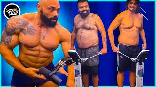 JULIO BALESTRIN MOSTRA O SHAPE AO VIVO E IMPRESSIONA TODO MUNDO (IGOR E MONARK GORDOS)