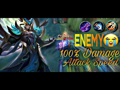 MANIAC!! 21 Kills Zilong Ultimate Damage + 100% Broken Inspire ~ Attack Speed Build + 3 Stun Combo