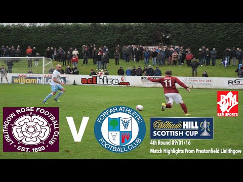 William Hill Scottish Cup 4th Round 09 01 16 Linlithgow Rose Vs Forfar Athletic