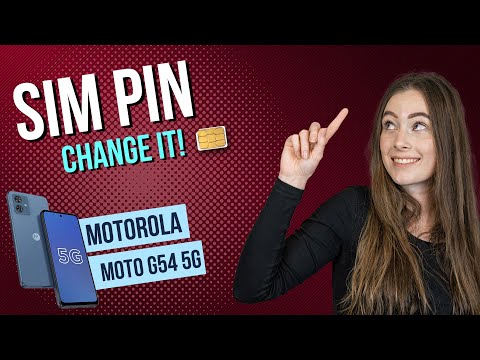 Motorola moto g54 5G - How to Change SIM PIN • 📱 • 🔢 • 🔐 • Tutorial