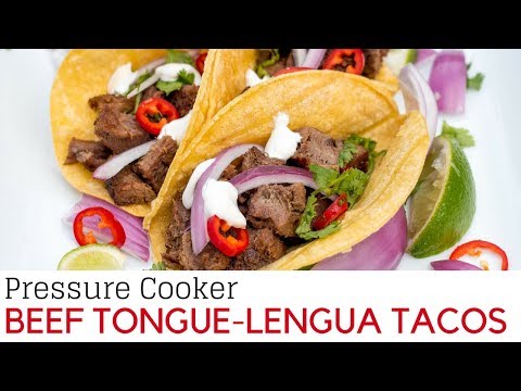 How to cook beef tongue in a pressure cooker (Tacos De...