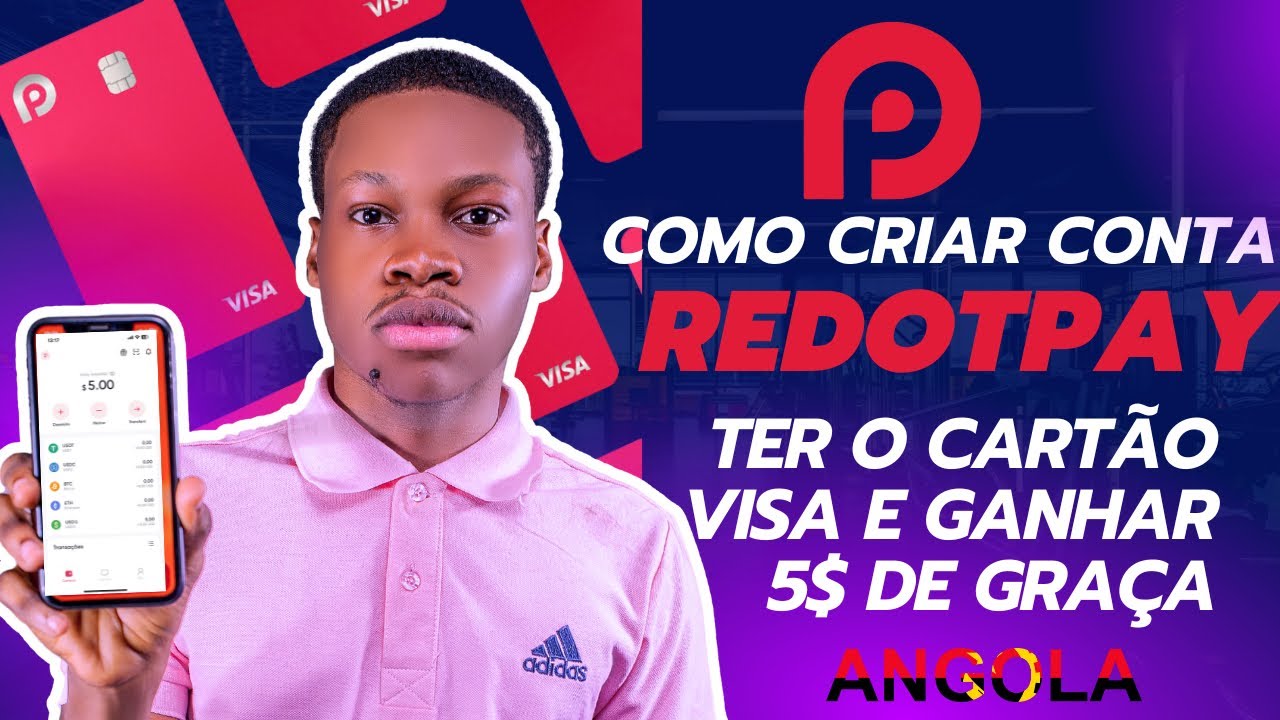 Como Abrir a conta na REDOTPAY, solicitar o cartão Visa e Ganhar Dinheiro
