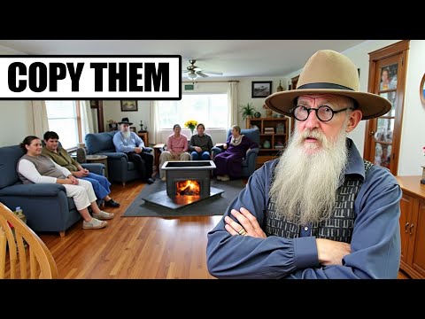 How Amish Heat Their Living Room Without Gas/Electricity