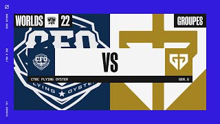 Worlds 2022 - Group Stage - D8 - CFO vs GENG