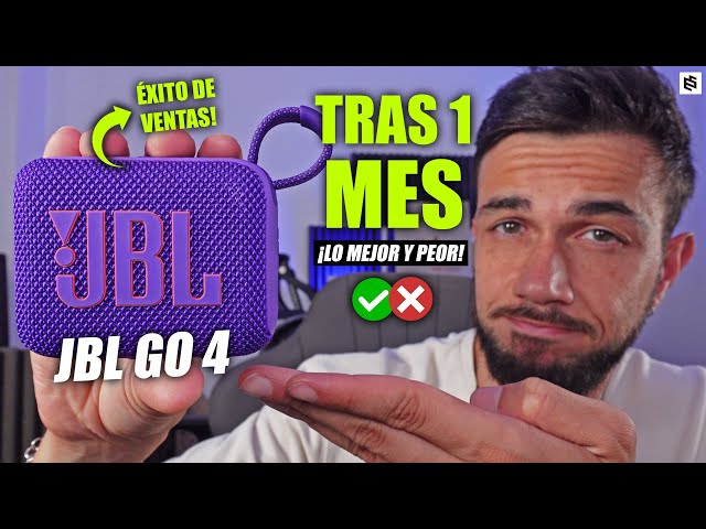 Vídeo relacionado con JBL GO 4, Altavoz inalámbrico portátil con Bluetooth, resistente al agua y al polvo IP67, hasta 7h de reproducción más 2h extra con Playtime Boost, morado