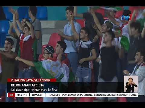 KEJOHANAN B16 AFC : TAJIKISTAN CIPTA SEJARAH MARA KE FINAL [5 OKT 2018]