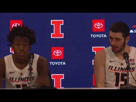 Illinois Players Postgame Press Conference vs. #2 Michigan | 1/10/19