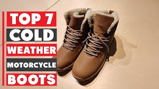 7 Best Motorcycle Boots for Cold Weather – Stay Warm & Ride Safe!