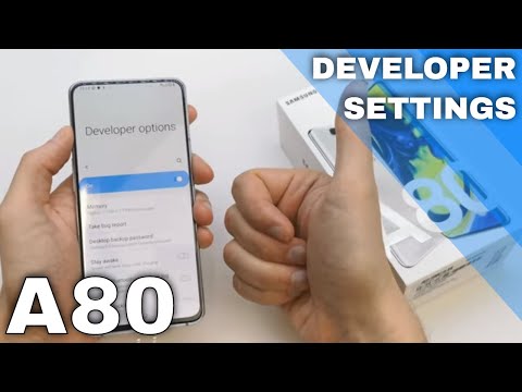 How to Enable Developer Options on Samsung Galaxy A80
