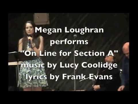 Megan Loughran performing On Line for Section A by Lucy Coolidge and Frank Evans