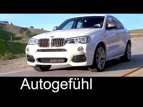 Sound & Driving shots BMW X4 M40i Exterior/Interior Design preview new sports SUV