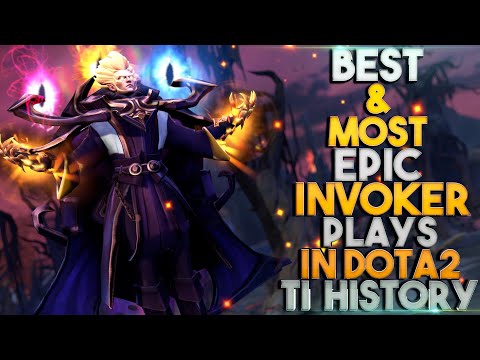 BEST & MOST EPIC Invoker Plays in Dota 2 TI History