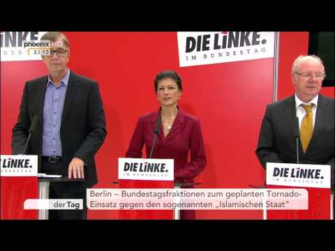Tornado-Einsatz: Statements von Oppermann, Wagenknecht und Hofreiter am 26.11.2015