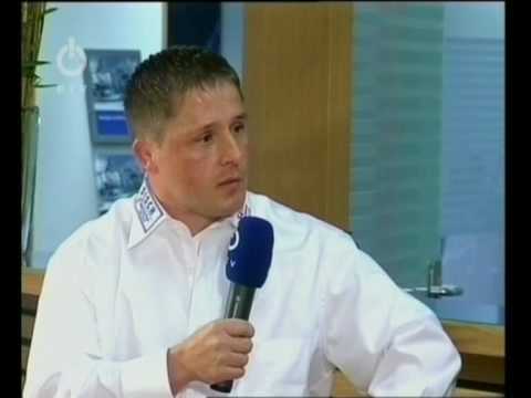SVG-Cheftrainer Frank Heinzelbecker bei R.TV-Sporttalk