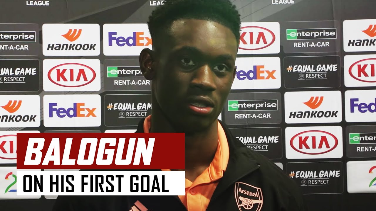 Folarin Balogun on scoring his first Arsenal goal in 37 seconds