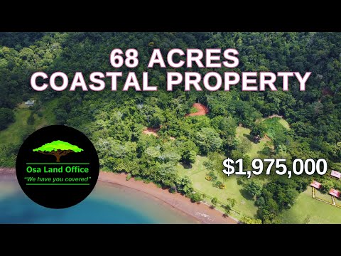 🌴 Spectacular Coastal Rainforest Estate | Osa Peninsula $1,975,000 – Must See!