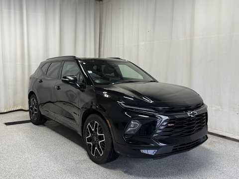 2023 Chevrolet Blazer RS AWD in Black for sale at Park Mazda in Sherwood Park, AB
