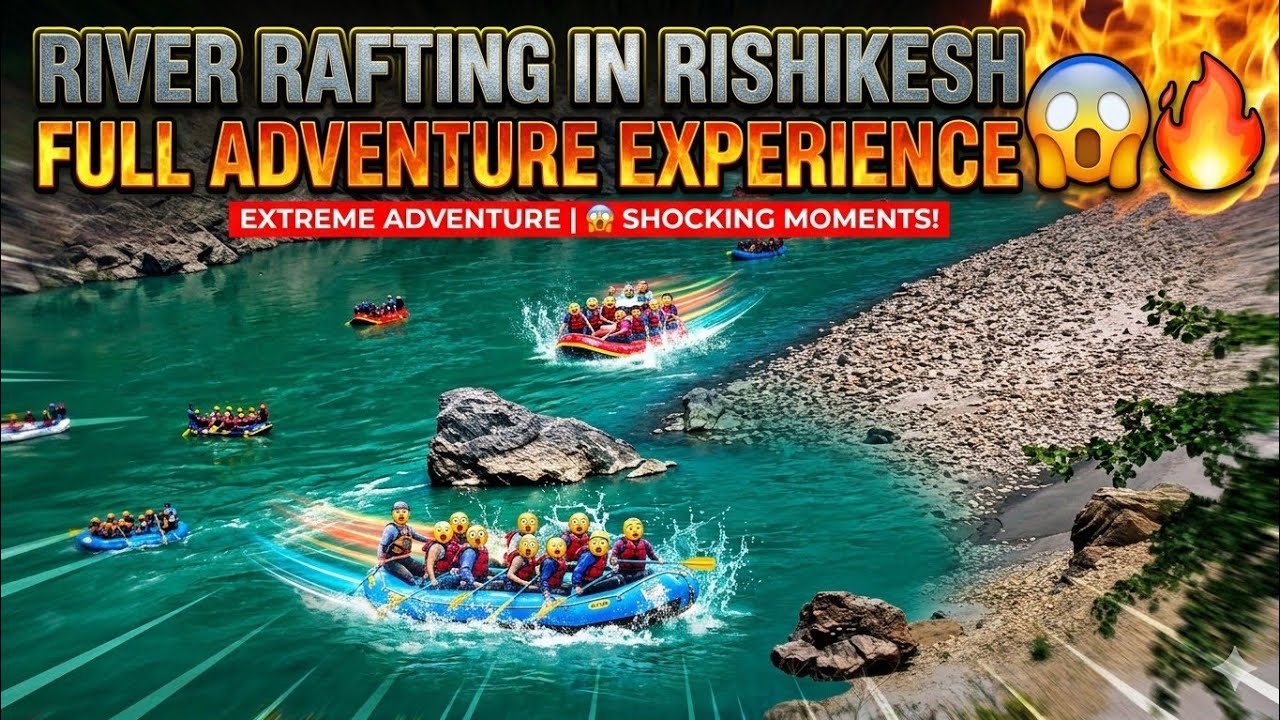 River Rafting in Rishikesh 😱 | Full Adventure Experience 🔥