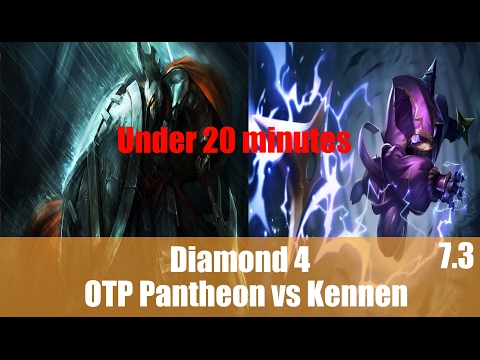 Top: Pantheon OTP vs Kennen (18 min game!!!)