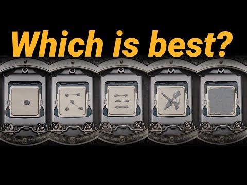 How To Apply CPU Thermal Paste Methods?｜DIY Comparison