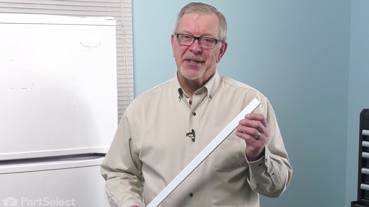 Replacing your Whirlpool Refrigerator Door Shelf Trim - Narrow Replacing your Whirlpool Refrigerator Door Shelf Trim - Narrow