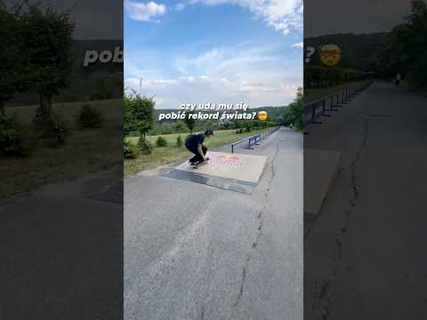 Czy uda mu się przejechać całość i pobić rekord świata? 🤯