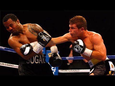 Canelo Alvarez vs Shane Mosley - Highlights (SUGAR SHANE SCHOOLED)