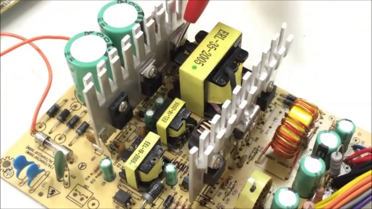 Analise basica de uma fonte ATX simples
