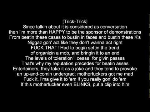 Trick Trick feat. Proof & Eminem - No More To Say (Lyrics) HQ/Explicit