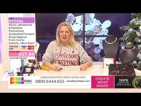 How to Make Wire Ribbon Jewellery: JewelleryMaker LIVE 24/12/2014