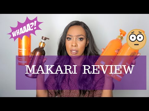 I USED MAKARI FOR 3 MONTHS AND THIS HAPPENED!!!!!   MAKARI EXCLUSIVE AND CARROT & ARGAN OIL AND LINE