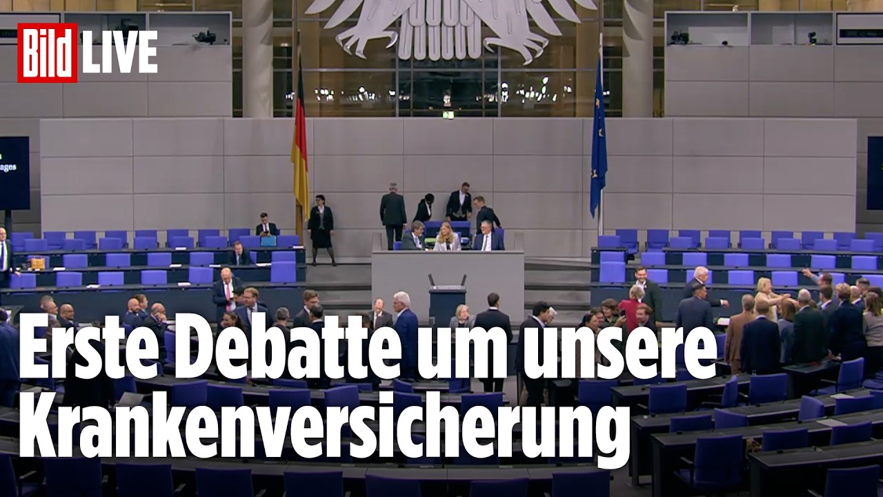 Bundestag LIVE: Kommt das Mega-Sparpaket für unsere Krankenkassen?