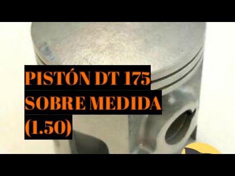 Como queda la camisa de  un cilindro DT 175 recticado a 1.50 mm