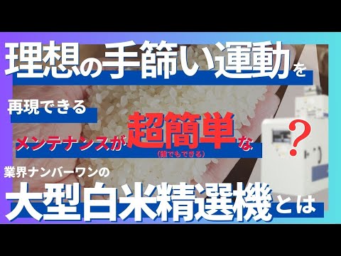白米精選機(シフタ) SFシリーズ(大型) 処理能力:3,000 白米精選機(シフタ) SFシリーズ(大型) 処理能力:3,000