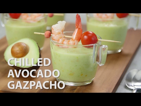 Chilled Avocado Gazpacho
