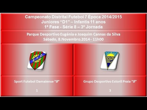 Camp Dist Fut7 2014/15 Jun D1 Sér.8 - Jorn.03