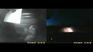 preview picture of video 'BMW 540i Crash on dual dashcams. No injurys at 134'