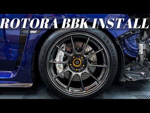 Subaru STI Rotora Big Brake Kit Install | ASMR