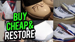 How to make money selling Used Shoes : Sneaker Restoration
